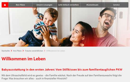 Screenshot von https://www.sparkasse.de/themen/traeume-verwirklichen/baby-ausstattung-kosten.html