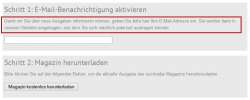 Das Magazin suchradar stellt den Nutzen zur Eingabe der E-Mail-Adresse deutlich dar 