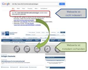 info-Parameter-Suche bei Google