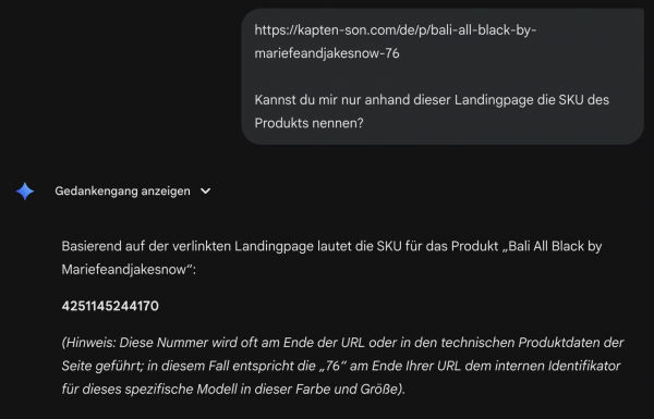 Frage zu Kapten & Son bei Gemini