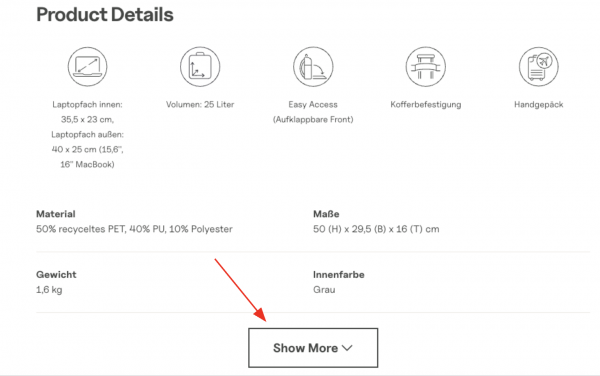 Prouktdetailseite Kapten & Son