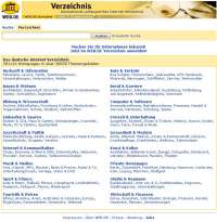In 18 thematischen Kategorien stellt das Redaktionsteam von Web.de die jeweils besten Webseiten zusammen. Quelle: Web.de