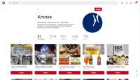 Pinterest-Account der Krones AG