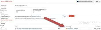 Google Webmaster-Tools: Sperrung von Inhalten testen