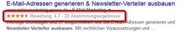 Strukturierte Daten - Rich Snippet - Person