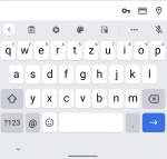 Tastatur Android input type email